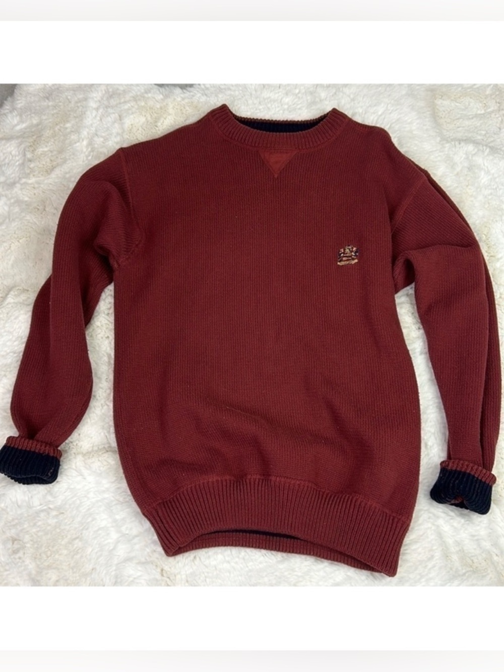 Woods & Gray Rust Heavy Cotton Crewneck sweater Size M